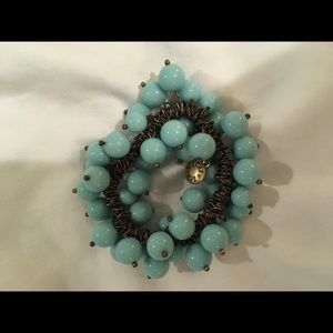 Turquoise JCREW bobble bracelet
